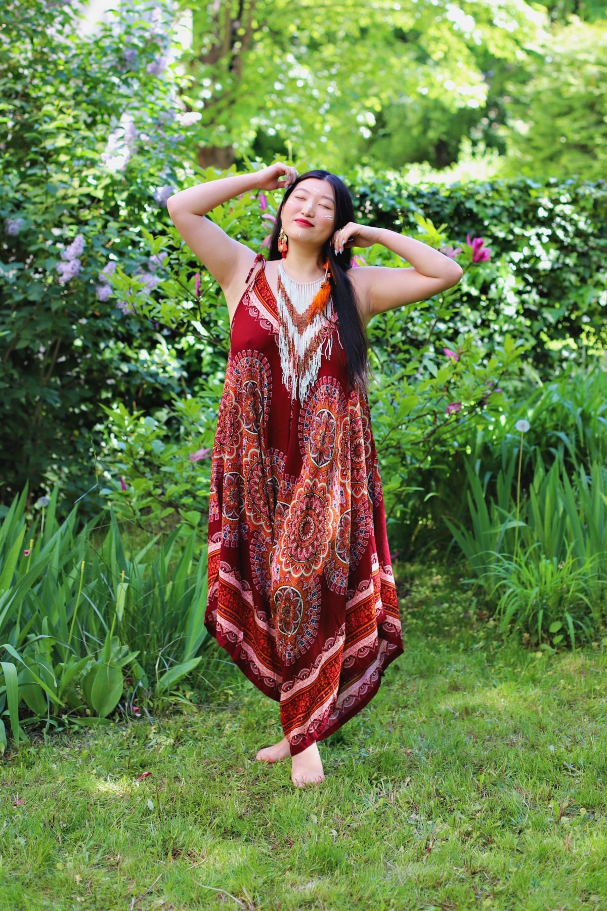 Kombinezon MANDALA MAROON - Image 5