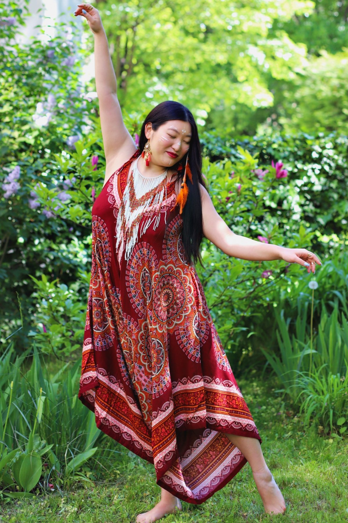 Kombinezon MANDALA MAROON - Image 7