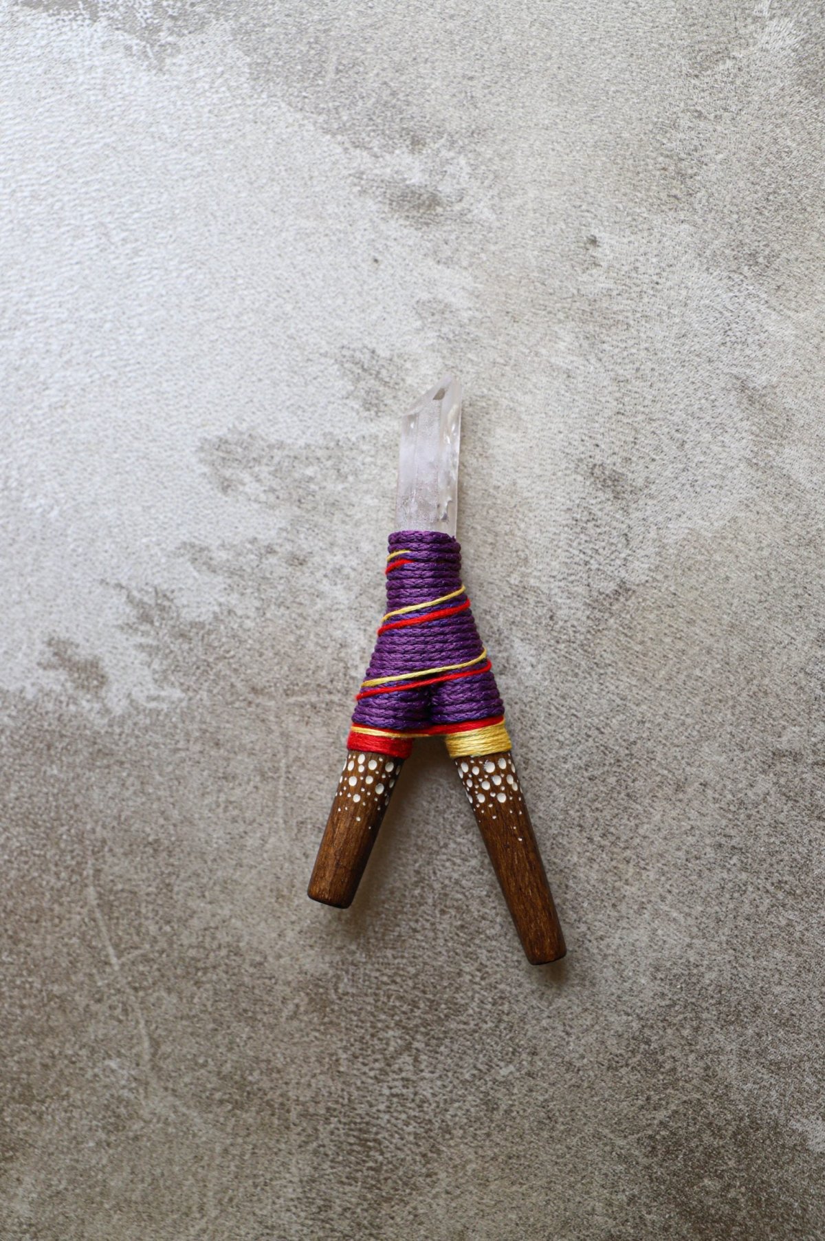 Kuripe z kryształem górskim PURPLE - Image 7