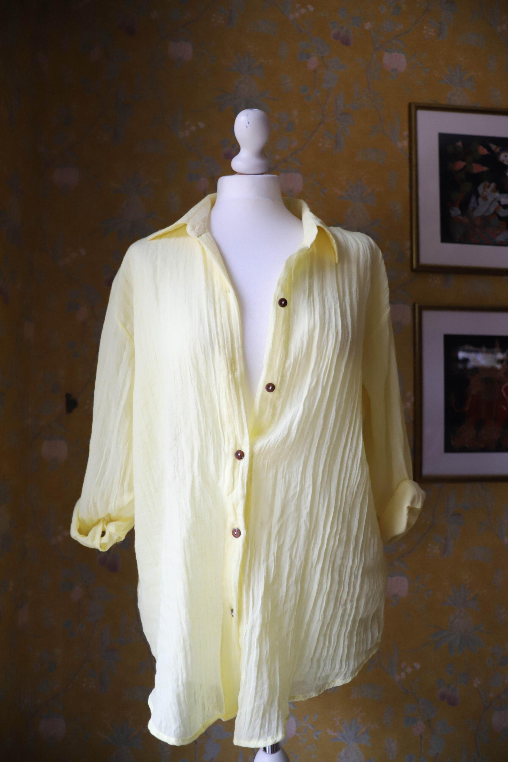 Koszula VANILLA YELLOW - obrazek 5